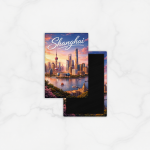 Fridge Magnet Kulkas Rectangle Tema Sunset City Size 54 x 78 cm